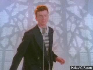 Rick roll GIF - Find on GIFER