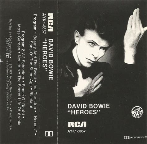 David Bowie - "Heroes" (Cassette) | Discogs