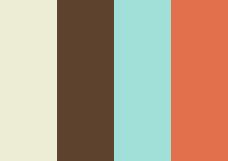 Ivory, Brown, Aqua, Coral-Bedroom Color Scheme...trying to match curtains | Coral decor, Bedroom ...