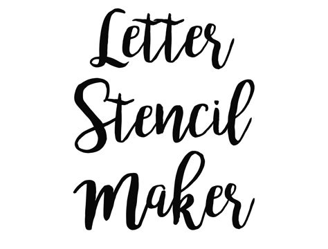 Make stencils with 60+ free fonts | Stencils printables templates, Letter stencils printables ...