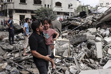 En images : dans l’enfer de Gaza, sous les bombes de la riposte israélienne