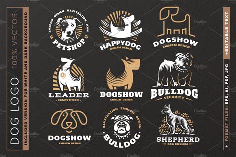 Dog logo set | Branding & Logo Templates ~ Creative Market