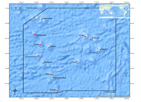 | Overview of the boundaries of the Phoenix Islands Protected Area with... | Download Scientific ...