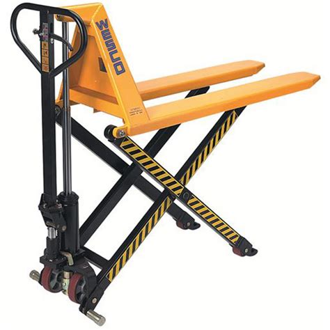 Manual Telescoping High Lift Pallet Jack, 27" x 44.5" (2,200 lbs.)