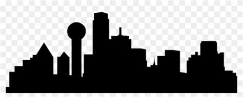 Dallas Skyline Clipart - Dallas Skyline Vector, HD Png Download ...