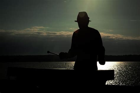 Marimba Silhouette Photograph by Monte Arnold