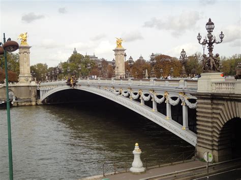 View of the Alexandre Bridge from the Seine River Bridges, Canal, River, Paris, Views ...