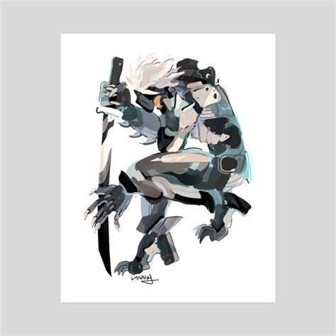 Raiden (MGS), an art print by Matthew VincentMancuso - INPRNT