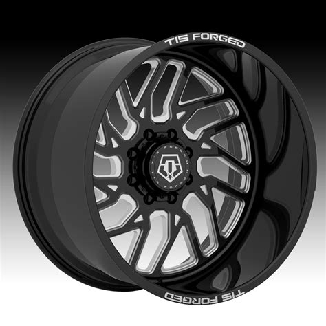 TIS Forged F51BM1 1pc Black Milled Custom Wheels Rims - F51BM1 ...