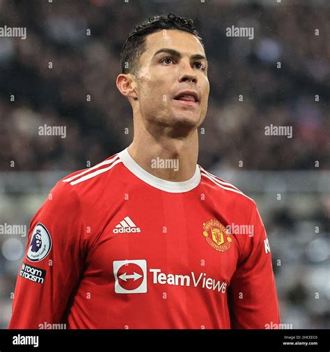 Cristiano Ronaldo #7 of Manchester United during the game Stock Photo ...