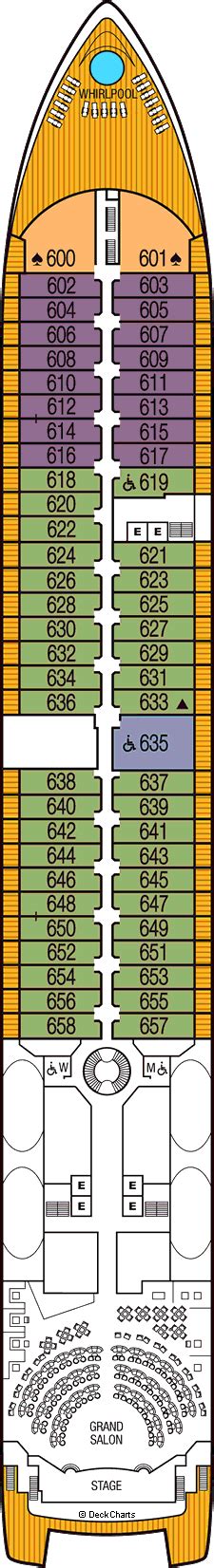 Seabourn Sojourn Deck Plans: Ship Layout, Staterooms & Map - Cruise Critic