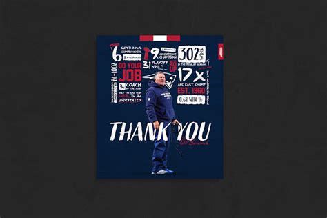 Bill Belichick Thank You Graphic :: Behance