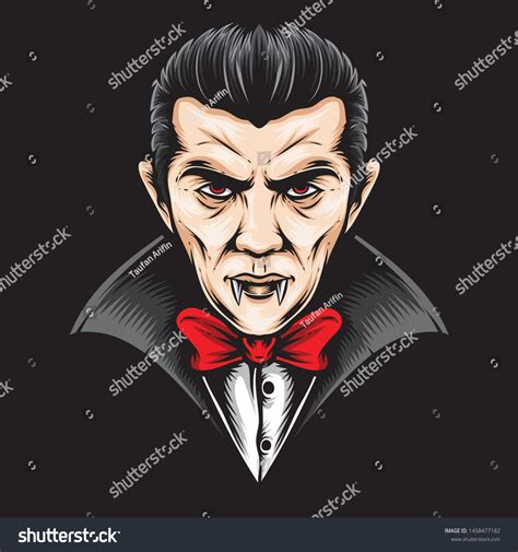 Dracula Vector Art Logo Stock Vector (Royalty Free) 1458477182 | Shutterstock