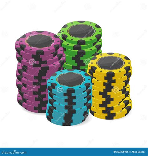 Casino and Poker Chips. Element for Design Creation Stock Vector ...