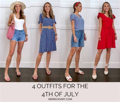 4 Outfits for the 4th of July - Merrick's Art