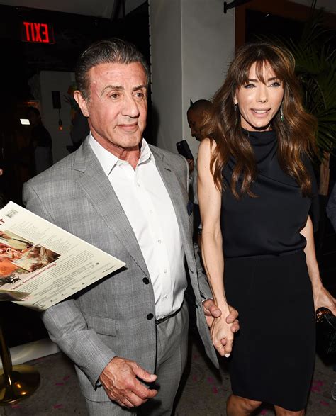 JENNIFER FLAVIN and Sylvester Stallone Leaves Mama Shelters Restaurant ...