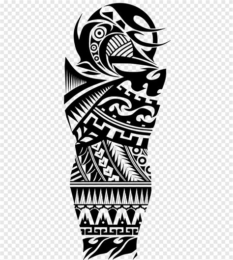 Polynesian tattoo, Sleeve tattoo Cover-up, arm tattoo, ink, white png | PNGEgg