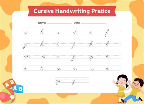 Tracing Cursive Letters Printables