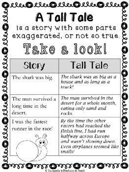 3 Tall Tales Writing Activities and Worksheets | TpT