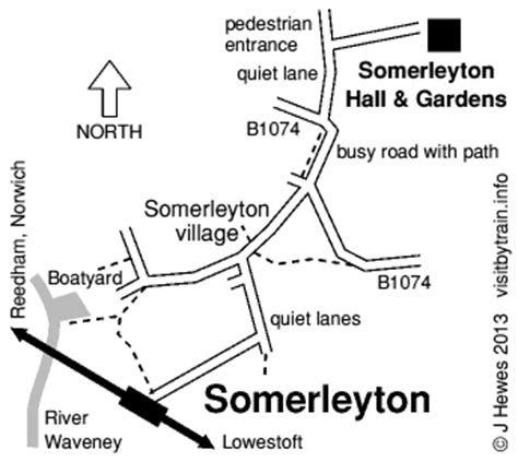 Somerleyton | Visit by Train, a station by station guide to UK tourist attractions