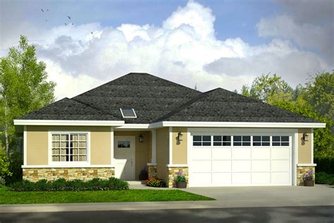 One Story Ranch Style House Plan with 3 Bedrooms - 72861DA | Architectural Designs - House Plans