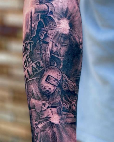 11+ Best Welding Tattoo Ideas That Will Blow Your Mind!