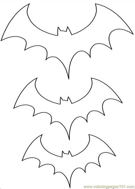 7 Pics of Free Printable Bat Coloring Pages Printable Bat ... Moldes Halloween, Halloween ...