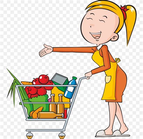 Grocery Store Shopping Cart Clip Art, PNG, 749x800px, Grocery Store, Area, Artwork, Child, Food ...