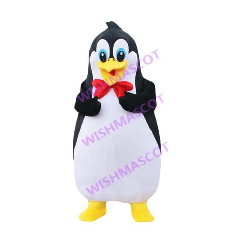 Awesome Bow Tie Penguin Mascot Costume