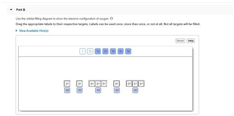 Solved Part B Use the orbital-filling diagram to show the | Chegg.com