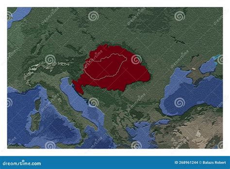 Epic Historical Map of Great Hungary, before and after the Treaty of ...