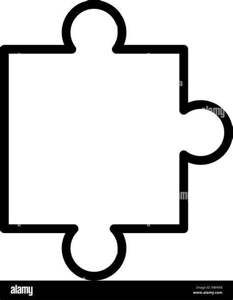 Vector Puzzle Piece Icon Stock Vector Image & Art - Alamy