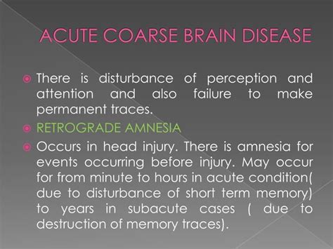 Disorders of memory | PPT