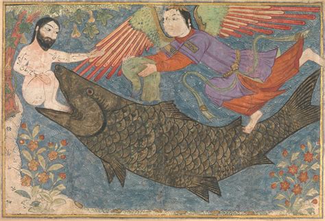 "Jonah and the Whale", Folio Probably from a Jami al-Tavarikh (Compendium of Chronicles) | The ...