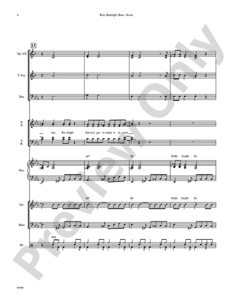 Run, Rudolph, Run: Choral SoundPax: Johnny Marks - Digital Sheet Music ...