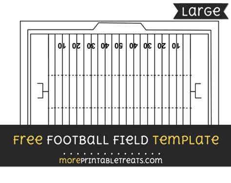 Free Printable Football Field