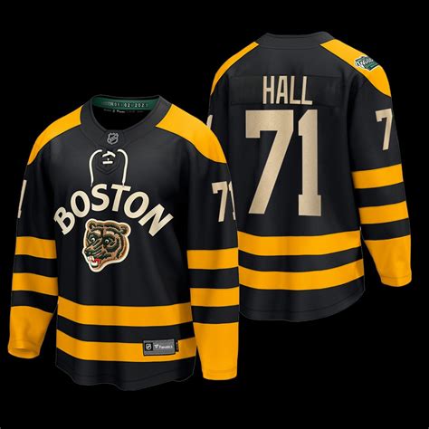 Taylor Hall Boston Bruins Black Jersey 2023 Winter Classic