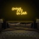 Crazy in Love LED Neon Sign perfect for weddings by Nuwave Neon