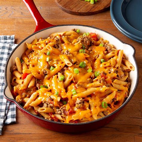 Family-Favorite Cheeseburger Pasta Recipe: How to Make It | Taste of Home