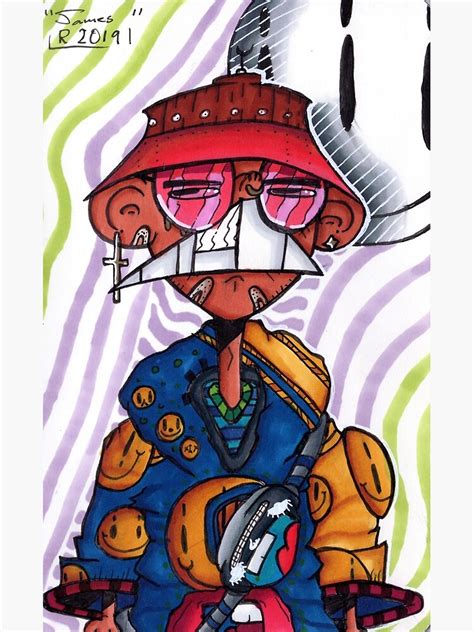 "Crazy Character" Art Print for Sale by JamesDoesArt | Redbubble