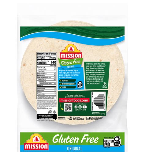 Gluten Free Original Tortilla Wraps - Mission Foods