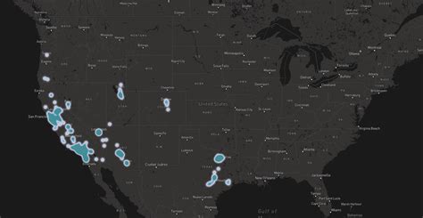 Every In-N-Out Location in USA Visualized on Map : r/innout