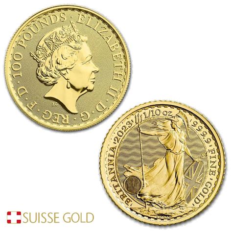 2023 British Britannia 1/10 Ounce Gold Coin