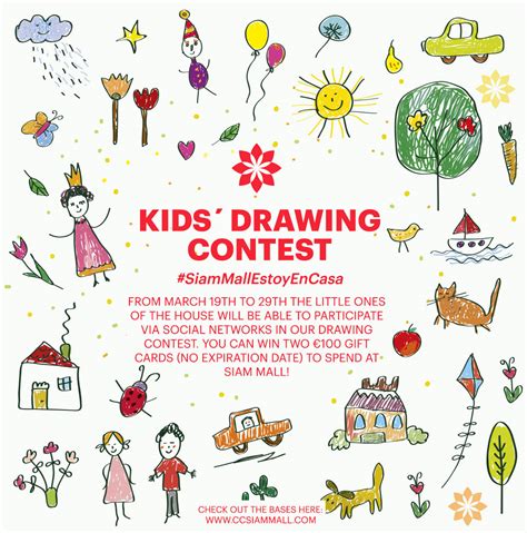 KIDS´ DRAWING CONTEST BASES #SiamMallEstoyEnCasa - Centro Comercial ...