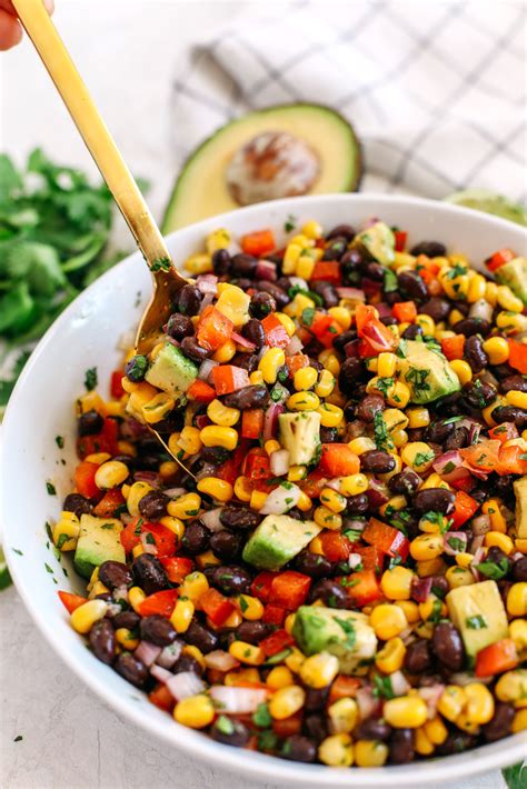 Black Bean and Corn Salad - Eat Yourself Skinny