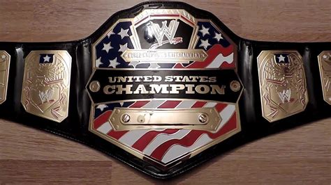 WWE UNITED STATES CHAMPIONSHIP Replica Belt REVIEW Titel Gürtel - YouTube