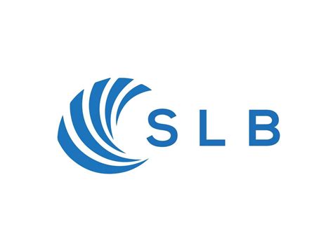 SLb letter logo design on white background. SLb creative circle letter logo concept. SLb letter ...