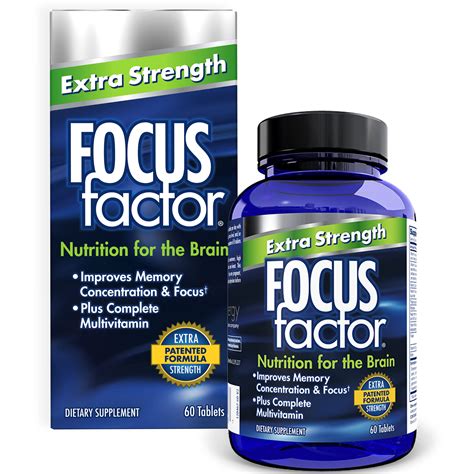 Buy Focus Factor Extra Strength, 60 Count - Improve Memory, Concentration and Focus - Brain ...