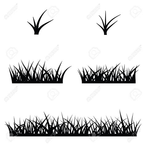 Grass Outline SVG