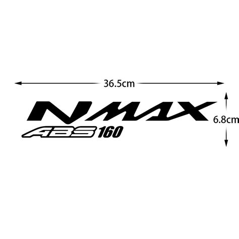 YAMAHA NMAX 160 Reflective Motorcycle Accessories Decal Front ...